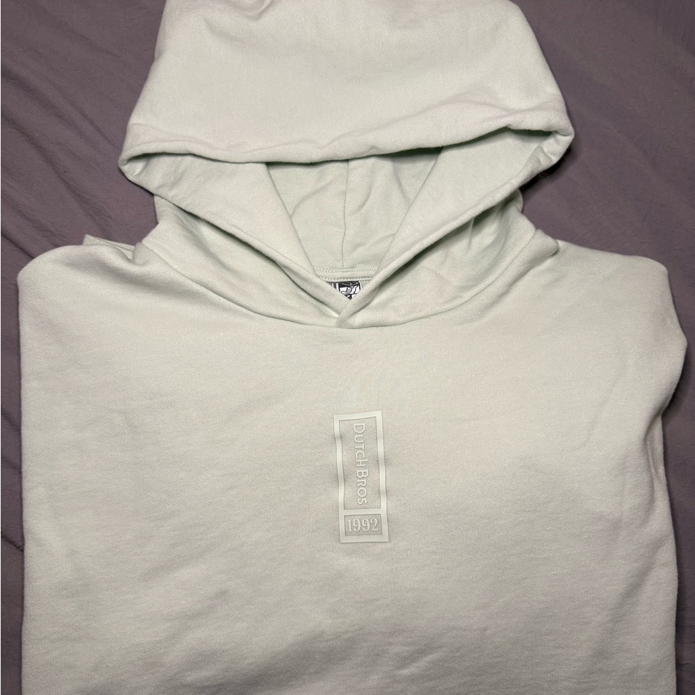 1992 Dutch Bros Mint Green Hoodie